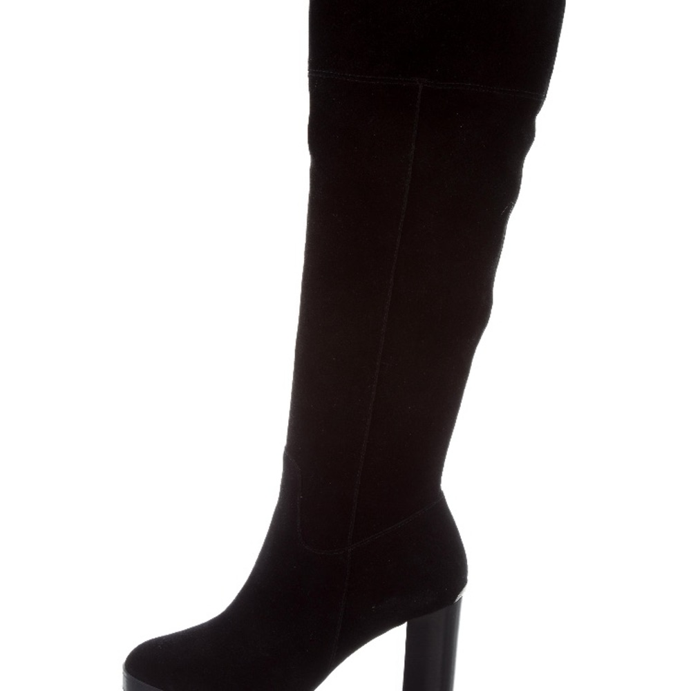 Black suede Michael Michael Kors boots